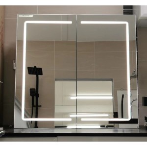 Mirror Shaving Cabinet With Led Light 750*720*150